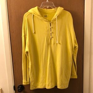 Oversized jacket. Used for cool down period after exercise.